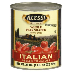 ALESSI, TOMATO ITAL PEELED, 28 OZ, (Pack of 12)