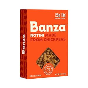 Banza, Pasta Chickpea Rotini, 8 Oz, (Pack Of 6)