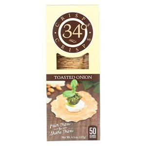 34 DEGREES, CRISP TOASTED ONIONS, 4.5 OZ, (Pack of 18)