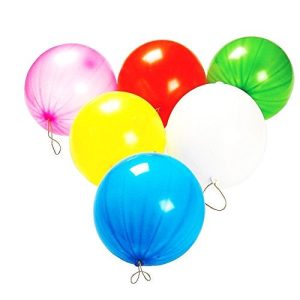 50 Pack Punch Balloons | Mega Bulk Pack Of Neon Assorted Color Punch Balloons That Measure 10 Inches.