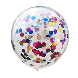 20 Piece Multicolored Rainbow Confetti Balloons By Adriel Supply 12
