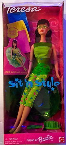 Barbie Teresa Sit in Style Doll
