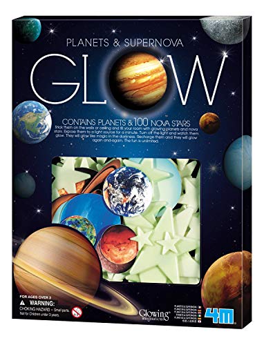 4M Glow In The Dark Planets And Supernova - Astronomy Space Stem Toys Gift Room DeCor For Kids & Teens, Boys & Girls