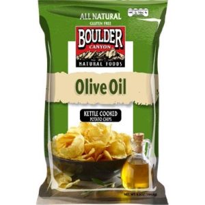 BOULDER CANYON, CHIP OLIVE OIL, 6.5 OZ, (Pack of 12)