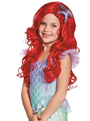 Ariel Ultra Prestige Child Disney Princess The Little Mermaid Wig, One Size Child