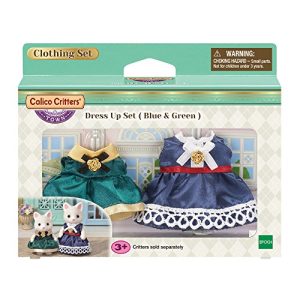 Calico Critters Town Dress Up Set (Blue & Green)