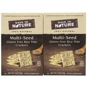 Back To Nature, Cracker Gf Rice Thn Mltis, 4 Oz, (Pack Of 12)