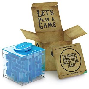 Challenging Money Maze Puzzle Box | Unique Money Storage - With A Well Crafted Package | A Box Full Of Surprises - More Fun Than Just Putting Money In An Envelope As A Present | By Agreatlife