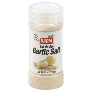BADIA, GARLIC SALT, 4.5 OZ, (Pack of 12)