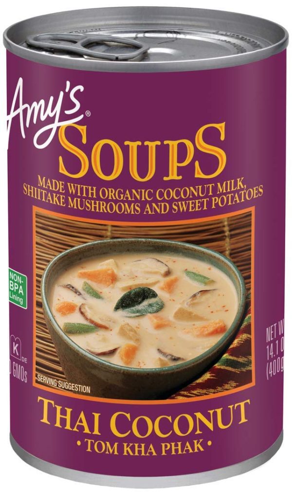 Amys, Soup Thai Coconut Gf, 14.1 Oz, (Pack Of 12)