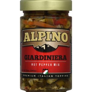 Alpino, Pepper Mix Giardiniera Ho, 12 Oz, (Pack Of 6)