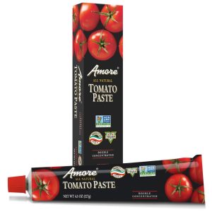 AMORE, PASTE TUBE TOMATO, 4.5 OZ, (Pack of 12)