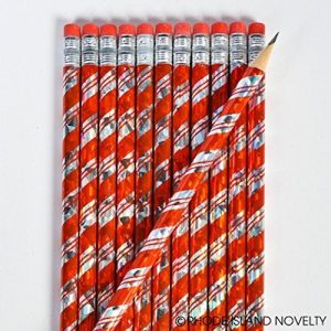24 ~ Chstmas Candy Cane Psm Pencils ~ Approx. 7.5 Inch ~ New