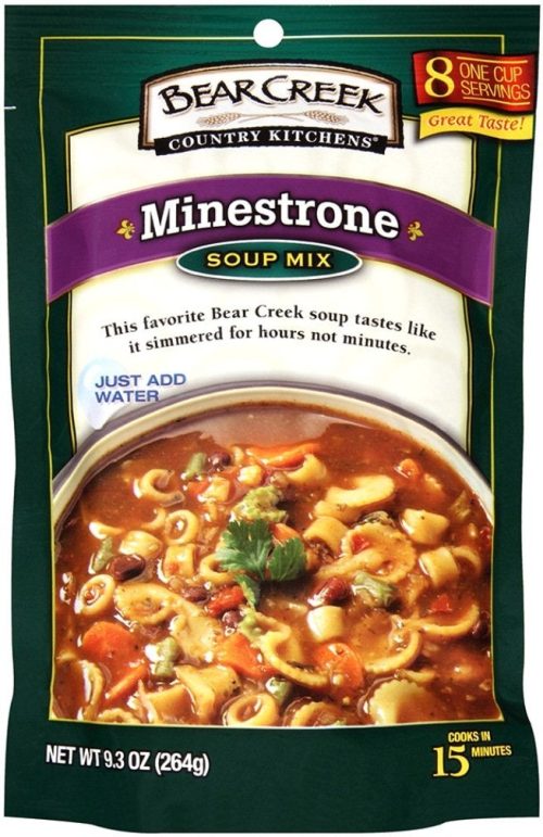 Bear Creek, Mix Soup Minestrone, 9.3 Oz, (Pack Of 6)