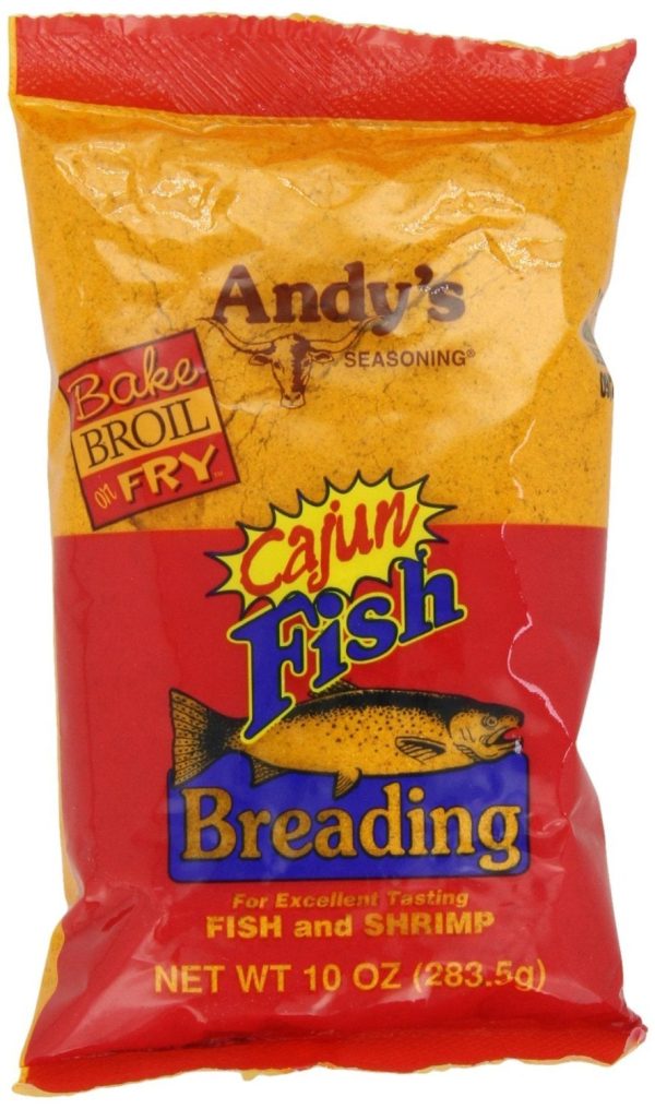 Andys, Breading Fish Cajun, 10 Oz, (Pack Of 6)
