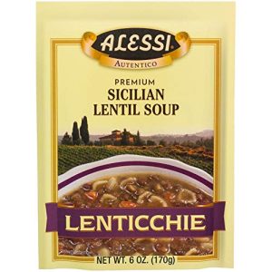 Alessi, Mix Soup Lentil, 6 Oz, (Pack Of 6)