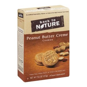 BACK TO NATURE, COOKIE SNDWCH PNUT BTTR C, 9.6 OZ, (Pack of 6)