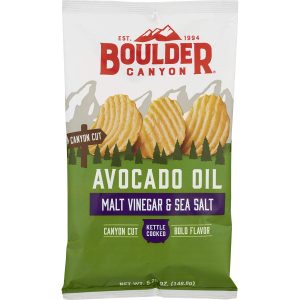 BOULDER CANYON, CHIP AVCDO OIL VIN & SSAL, 5.25 OZ, (Pack of 12)