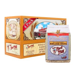 BOBS RED MILL, OATS GF ROLLED WHL GRAIN, 32 OZ, (Pack of 4)