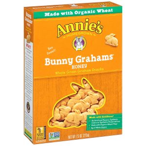 Annies Homegrown, Cookie Bunny Graham Honey, 7.5 Oz, (Pack Of 12)