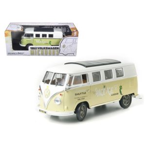 1962 Volkswagen Microbus Space Age Lodge Cream 1/18 Diecast Model Car by Greenlight