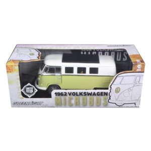 1962 Volkswagen Microbus Olive Green Limited to 300pc 1/18 Diecast Model Car by Greenlight