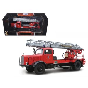 1944 Mercedes L4500F Fire Engine Red 1/24 Diecast Car by Road Signature
