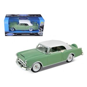 1953 Packard Caribbean Soft Top Green 1/24 Diecast Car Model by Welly