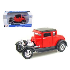 1929 Ford Model A Red 1/24 Diecast Model Car by Maisto