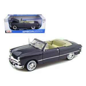 1949 Ford Convertible Gray 1/18 Diecast Model Car by Maisto