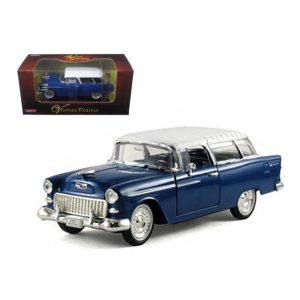 1955 Chevrolet Nomad Blue 1/32 Diecast Car Model by Arko Products