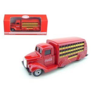 1937 Coca Cola Delivery Bottle Truck 1:87 HO Scale Diecast Model by Motorcity Classics