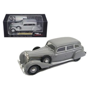 1938 Mercedes 770K Sedan Grey 1/43 Diecast Car Model by Signature Models