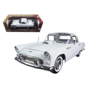 1956 Ford Thunderbird White Timeless Classics 1/18 Diecast Model Car by Motormax