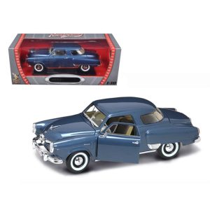 1950 Studebaker Champion Blue 1/18 Diecast Car Model by Road Signature