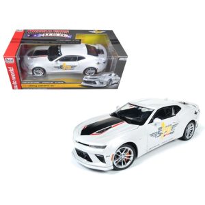 2017 Chevrolet Camaro SS Indy Pace Car 50th Anniversary Limited Edition to 1002pcs 1/18 Diecast Car Model by Autoworld