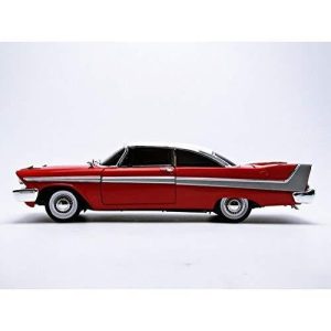 1958 Plymouth Fury Christine Night Time Version 1/18 Diecast Model Car by Autoworld