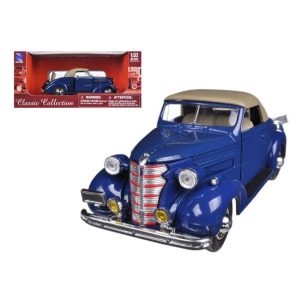 1938 Chevrolet Master Convertible Blue 1/32 Diecast Model Car by New Ray