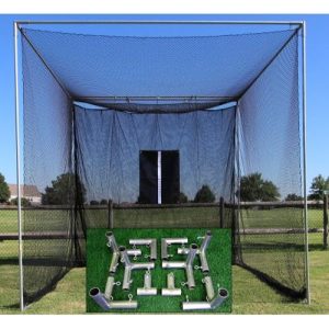 Cimarron 10x10x10 Masters Golf Net with Frame Kit