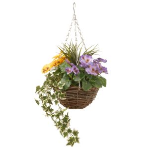 14 Pansy & Ivy Hanging Basket