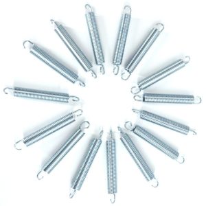 4.5 Trampoline Springs, heavy-duty galvanized, Set of 15 (spring size measures from hook to hook)