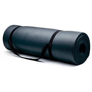 Crown Sporting Goods 5/8-Inch Extra Thick Yoga Mat with No Stick Ridge