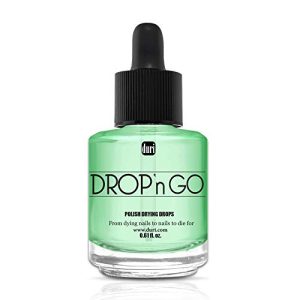 duri DROP'n GO, Polish Drying Drops, Protect Polished Nails From Smudging, 0 .61 fl.oz. 18 ml.