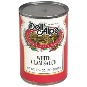 Dell Alpe, Sauce Clam White, 10.5 Oz, (Pack Of 12)