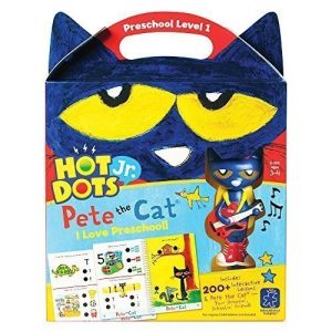 Educational Insights Hot Dots Jr. Pete The Cat I Love Preschool! Set
