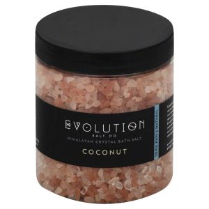 EVOLUTION SALT, BATH SALT COCONUT, 26 OZ, (Pack of 1)