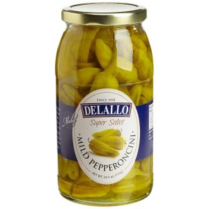 Delallo, Pepperoncini Mild, 25.5 Oz, (Pack Of 6)