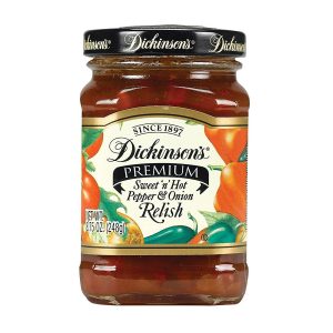 Dickinson, Relish Swt & Hot, 8.75 Oz, (Pack Of 6)