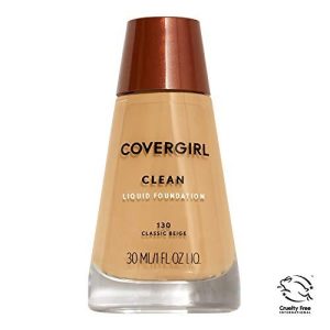 COVERGIRL Clean Makeup Foundation Classic Beige 130, 1 oz (packaging may vary)