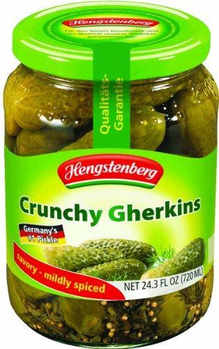 Hengstenberg, Pickle Gherkin Knax, 24.3 Oz, (Pack Of 12)